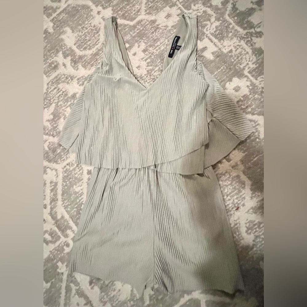 Silver romper